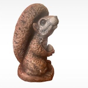 Vintage squirrel is stones and heavy Brown